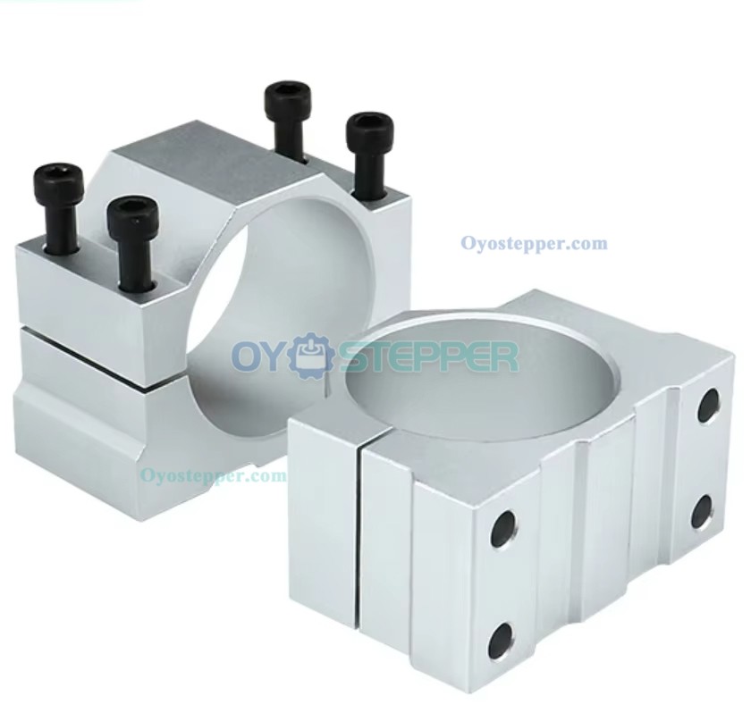 65mm/80mm/100mm/125mm CNC Spindle Motor Bracket Seat Aluminum Clamp Holder for Spindle Motor